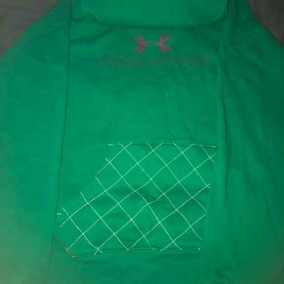 LG under armour green hoodie - Picture 3 of 3
